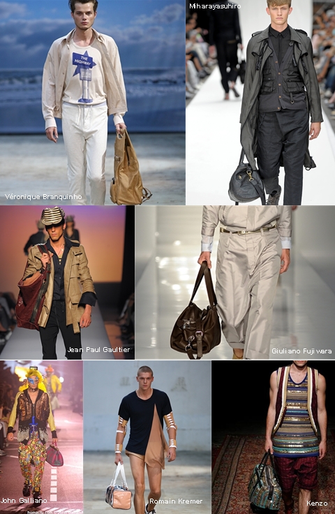 Sac, besace homme été 2009