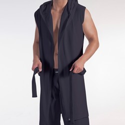 Robe de Chambre RED 1172 Noire Olaf Benz