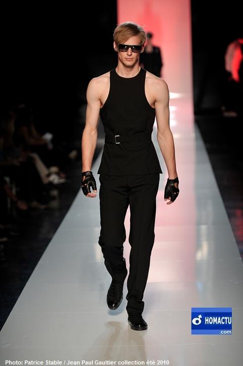 Jean Paul Gaultier, mode homme été 2010, fashion week Paris
