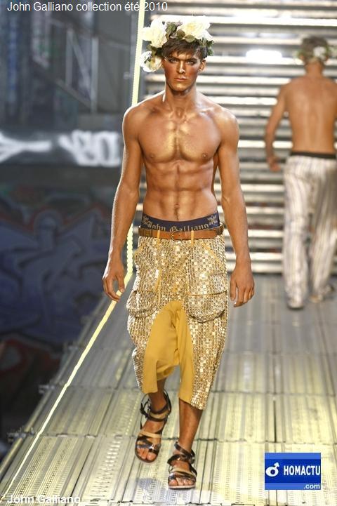 John Galliano  homme été 2010