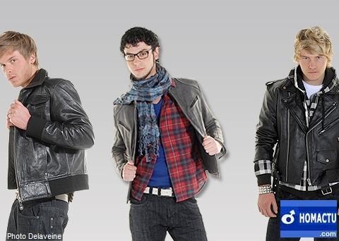 Blouson de cuir