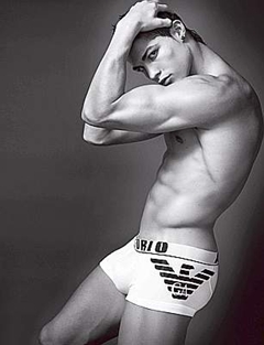 Cristiano Ronaldo,  sous vêtements Armani  Underwear