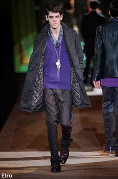 Etro, fashion week Milan, mode homme automne hiver 2010-2011