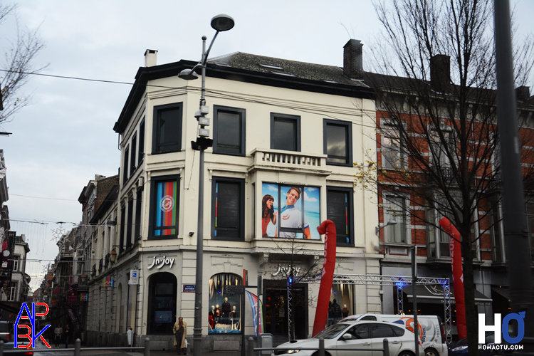 La boutique à Liège.