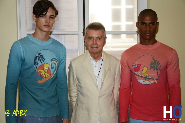 Lucien Pellat-Finet et ses modèles.