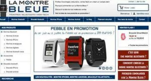 La Montre Bleue.fr, la première boutique en ligne dédiée à la montre connectée !