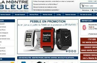 La Montre Bleue.fr, la première boutique en ligne dédiée à la montre connectée !