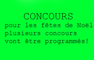 CONCOURS sur HOMACTU!