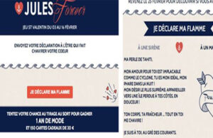 Pour la St Valentin, Jules offre un an de mode à l’un de ses fans!