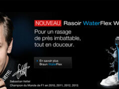 BRAUN: Waterflex, le nouveau rasoir électrique!