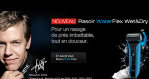 BRAUN: Waterflex, le nouveau rasoir électrique!