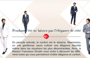 L’élégance en toutes circonstances!!! selon Francesco Smalto.