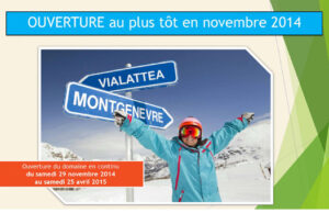 Montgenèvre, la plus italienne des stations de ski françaises.