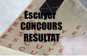ESCUYER – Résultat du concours!