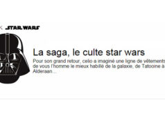 CELIO : collection capsule STAR. WARS !