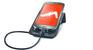Gigaset : Avec le MobileDock Gigaset, le smartphone trouve sa place à la maison comme au bureau !
