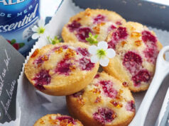 Financiers framboises et caramel croquant salé !
