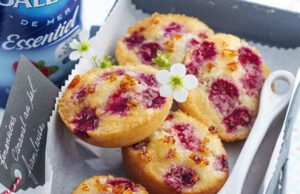 Financiers framboises et caramel croquant salé !