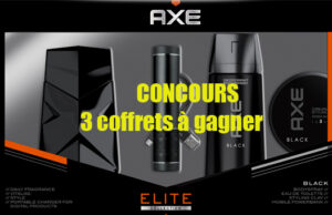 Coffrets Axe Black : 3 coffrets Ă  gagner !