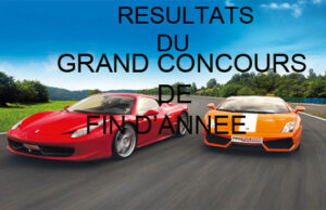 Résultats Concours Fin d’Année !