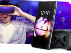 IDOL4 Alcatel avec la réalité virtuelle incluse.