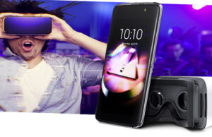 IDOL4 Alcatel avec la réalité virtuelle incluse.