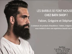 LES BARBUS SE FONT MOUSSER CHEZ BATH SHOP.