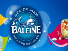 Chips de légumes , Sel fin La Baleine.