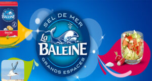 Chips de légumes , Sel fin La Baleine.