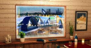 LA STATION SUZEPENDUE S’INSTALLE A PARIS JUSQU’À LA FIN DE L’HIVER.