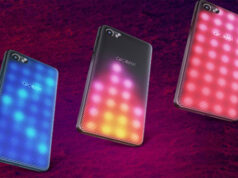 Alcatel A5 LED : le 1er smartphone au monde doté d’une coque interactive LED .
