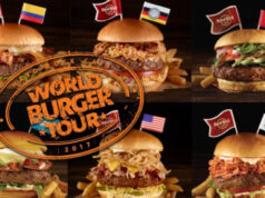 Le « World Burger Tour » du Hard Rock Cafe.
