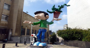 Bruxelles fête la BD et les 60 ans de Gaston la Gaffe.