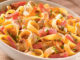 Tagliatelles au bacon.