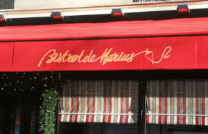 Le Bistrot de Marius, les produits de la mer à Paris.