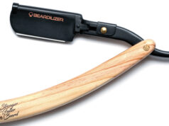 Shavette Beardilizer Coupe-Choux droit à lames remplaçables.