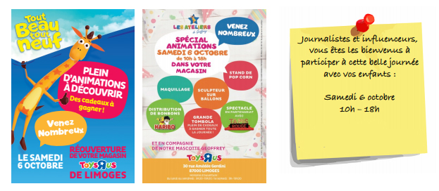 toys r us limoges horaires