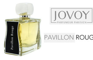 JOVOY hisse le PAVILLON ROUGE #newfragrance.