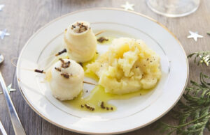 ROULÉ  DE  SOLE AU POIVRE .