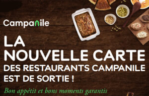 LA NOUVELLE CARTE DES RESTAURANTS CAMPANILE EST DE SORTIE !