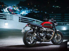 La Triumph 1200 Speed Twin, un petit bijou.