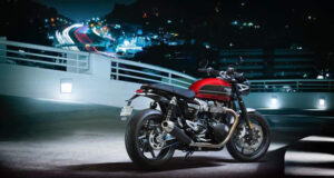 La Triumph 1200 Speed Twin, un petit bijou.