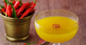 Saint Valentin Cocktail Caraïbos Gold n Spicy.