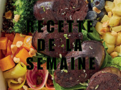 Salade bowl de boudin noir aux oignons.