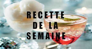 COCKTAIL AU CHAMPAGNE ET SON SORBET.