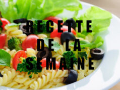 Salade de fusillis pour le déjeuner.