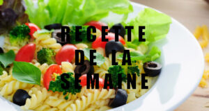 Salade de fusillis pour le déjeuner.