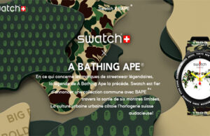 SWATCH ET BAPE® dévoilent leur collaboration exclusive .
