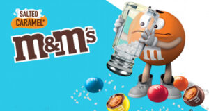 M&M’s sort pour la rentrée Caramel Salé.