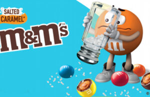 M&M’s sort pour la rentrée Caramel Salé.